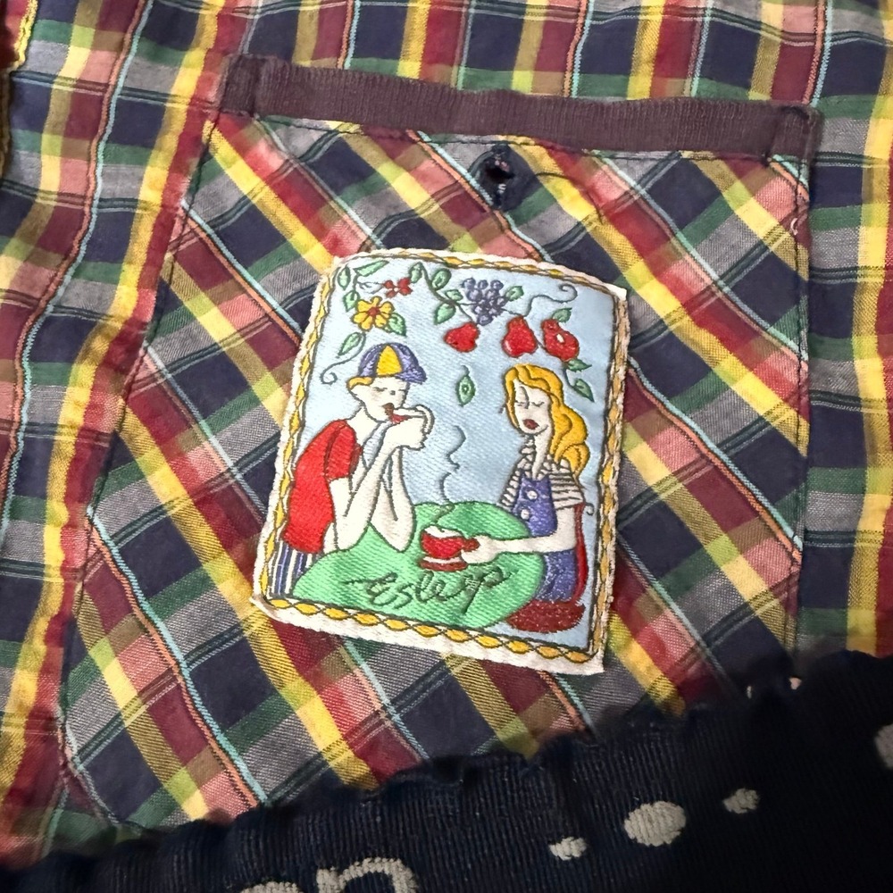 Vintage Esleep plaid sleep pajama set shorts - Picture 3 of 11